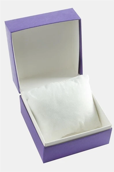 Mor Renkli Saat Kutusu