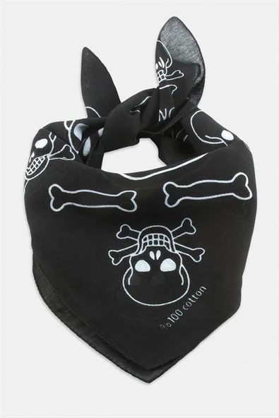 Kuru Kafa Desenli Bandana 50*50