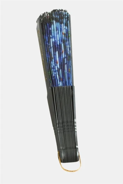 Çiçek Desenli Yelpaze - 2