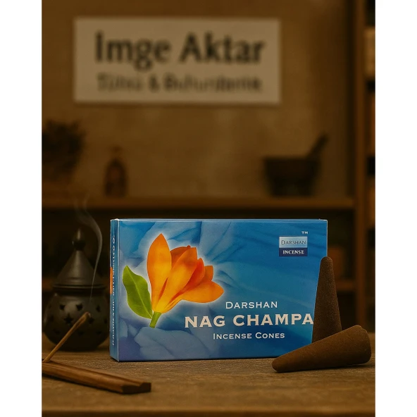 Darshan İncense Nag Champa Konik Tütsü 10 Adet ürün görseli