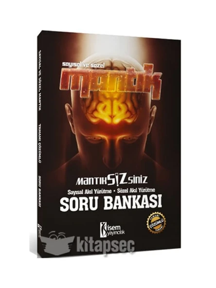 İSEM YAYINCILIK SAYISAL VE SÖZEL MANTIK SORU BANKASI ürün görseli