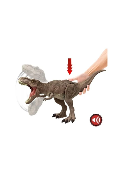 Jurassic World Saldırgan T-Rex Figürü HXF53 Lisanslı Ürün - Resim 4