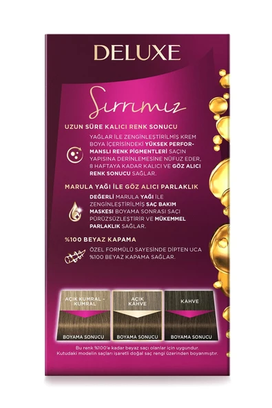 Palette Saç Boyası Delüx Eşsiz Yağ Bakımı 6 - 0 Koyu Kumral 50 ml - Resim 4