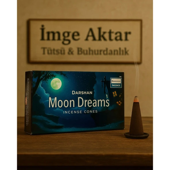 Darshan İncense Moon Dreams Konik Tütsü 10 Adet ürün görseli