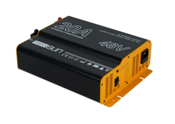 Mexxsun - İnges 48 Volt 20 Amper Akü Şarj Cihazı Karavan,Yat,Kamp,Ev - Redresör - Resim 7
