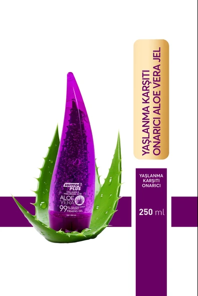 Softto Plus Nemlendirici Jel Aloe Vera Yaşlanma Karşıtı 250 Ml ürün görseli