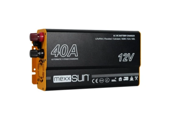 Mexxsun - İnges  12 volt 40 amper AC - DC Akü şarj cihazı - redresör - Resim 4
