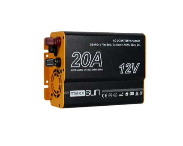 Mexxsun - İnges 12 VOLT 20 AMPER AC - DC AKÜ ŞARJ CİHAZI - Resim 4