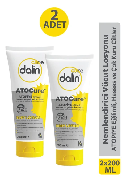 Dalin Care Atocure Nemlendirici Vücut Losyonu 200 ml 2 Adet ürün görseli 1