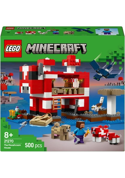 Lego Minecraft Mooshroom Evi 21270 Lİsanslı Ürün ürün görseli 1