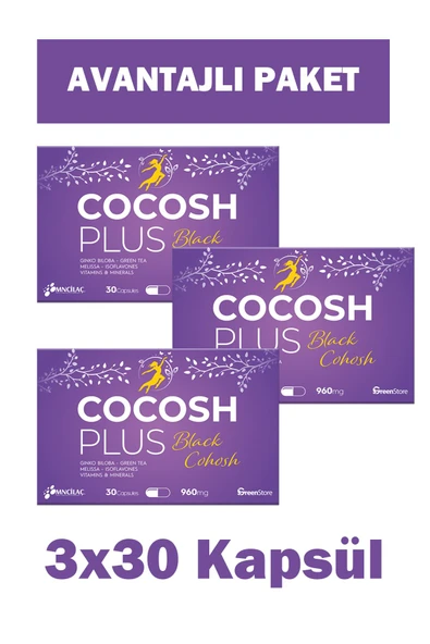 Cocosh Plus 30 Kapsül 3 Adet ürün görseli 1