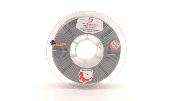 1.75 mm, Pla+ Filament - Gri, 1 Kg - Monte Lua - Resim 7