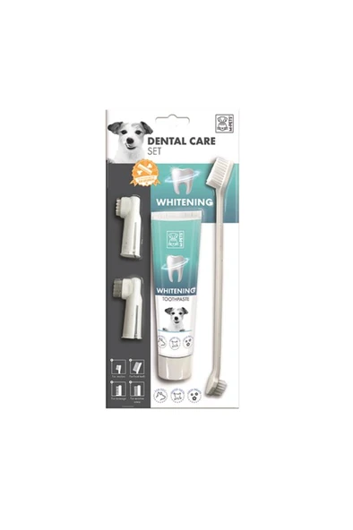 M-PETS Köpekler Için Beyazlatıcı Diş Macunu+fırça Seti 10122699 ürün görseli