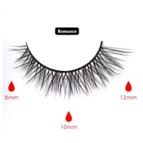 Shibella Manyetik Takma Kirpik ve Manyetik Eyeliner Must Have Serisi - Romance - Resim 3