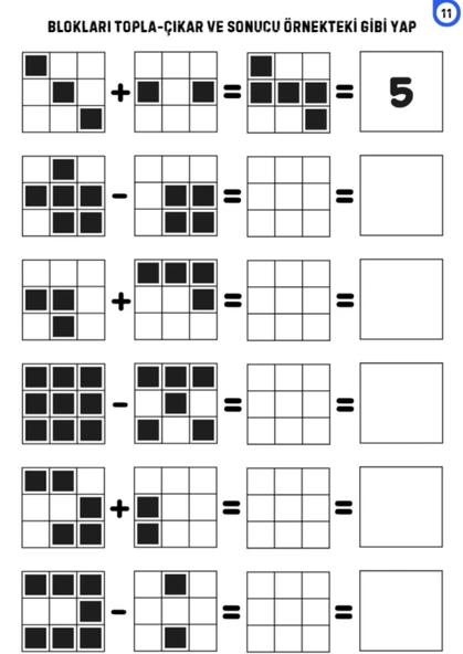Okul Öncesi ve 1. Sınıf İçin Matematiği Sevdiren Yaz-Sil Seti - Resim 3