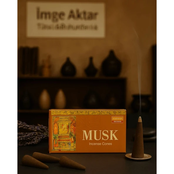 Darshan İncense Musk KonikTütsü 10 Adet ürün görseli