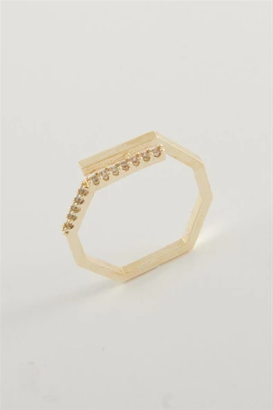 Köşeli Taşlı Yüzük