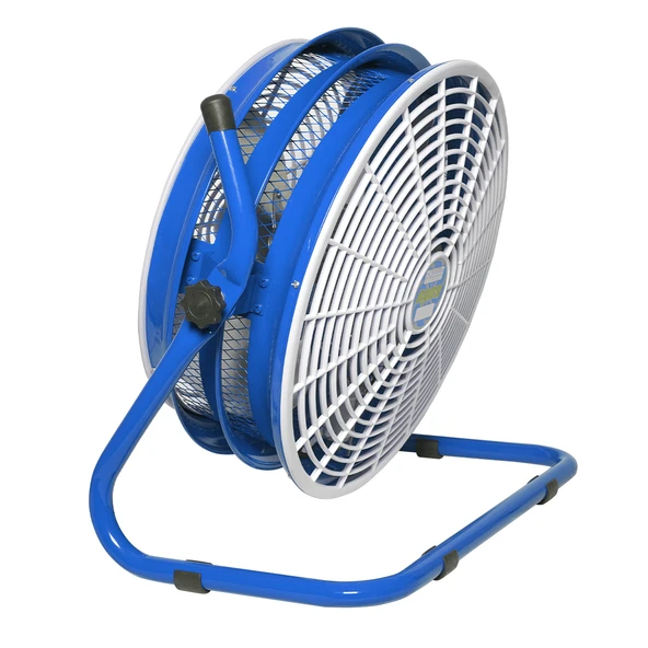 Ayas AKREP Retro Yer Tipi Sanayi Vantilatörü - Mavi - Resim 4