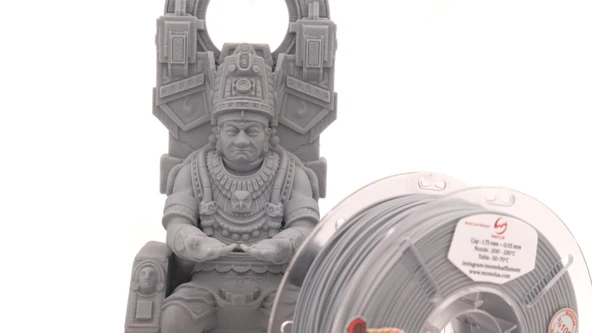 1.75 mm, Pla+ Filament - Gri, 1 Kg - Monte Lua - Resim 8