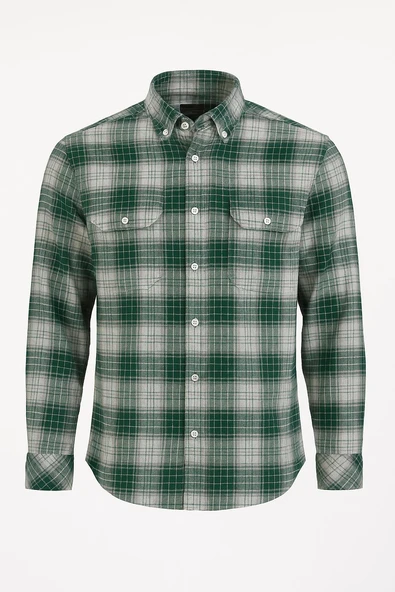 Atilla Özer Kışlık Kaşmir Erkek Gömlek - 7463 - Resim 6