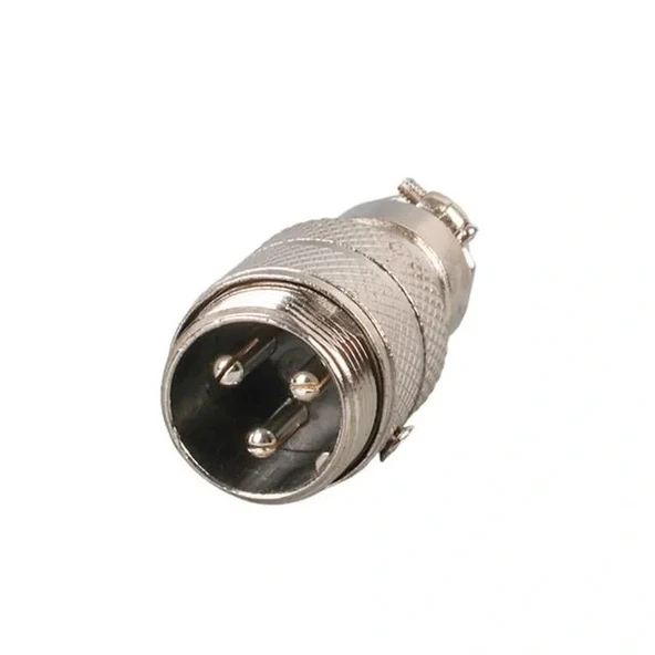 Mayk Gx16-3 Pinli Metal Erkek Konnektör (m16 - 16mm) ürün görseli