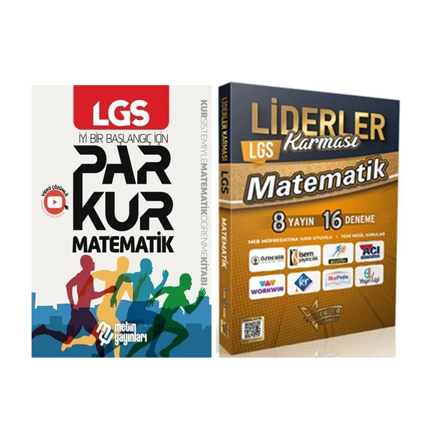 Metin 8. Sınıf LGS Parkur Matematik ve Liderler Matematik Denemeleri 8 Yayın 16 Deneme Seti 2 Kitap ürün görseli