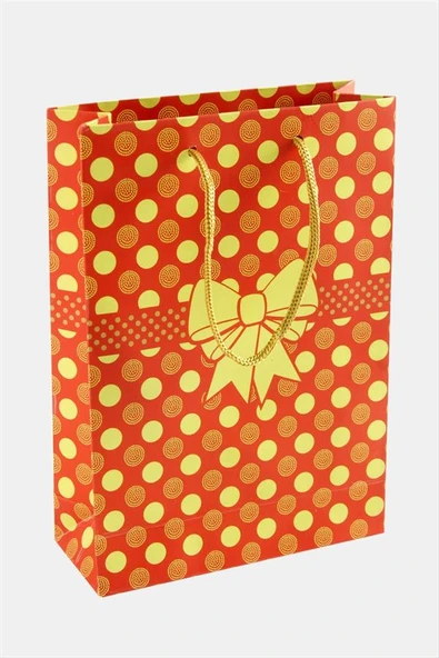 11*17 Fiyonglu İpli Karton Çanta 1 Adet