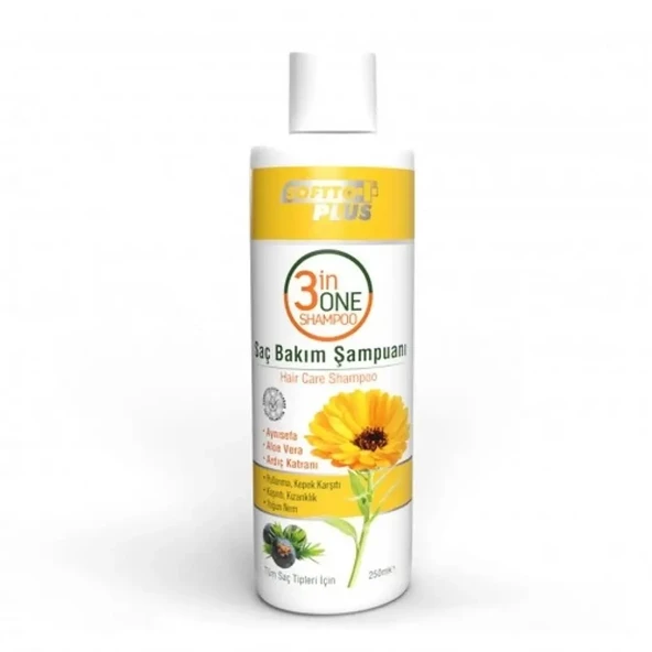 Softto Plus Şampuan Aynısefa 3 İn 1 Bakım 250 Ml ürün görseli 1