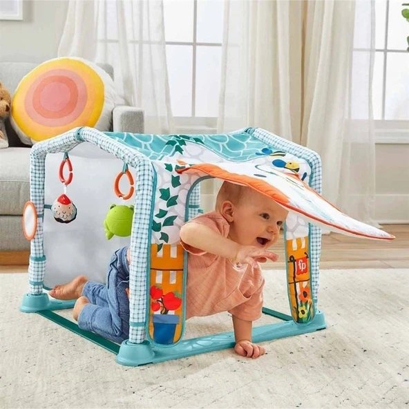 Fisher-Price 3'ü 1 Arada Sevimli Kulübe Jimnastik Merkezi HJK45 - Resim 4