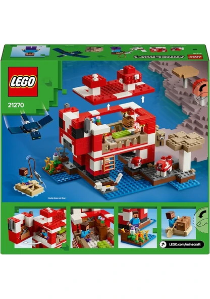 Lego Minecraft Mooshroom Evi 21270 Lİsanslı Ürün - Resim 3