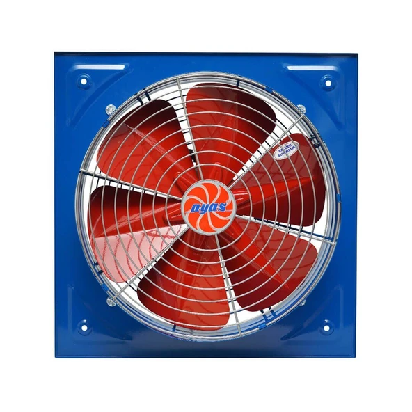 Ayas 25 cm Kare Sanayi Tipi Aspiratör KSA250 2KM 2800 d/d 220 Volt Monofaze - Resim 2