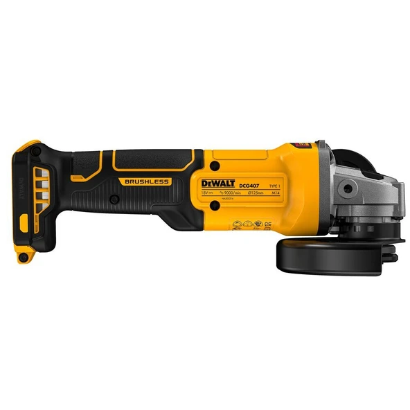 Dewalt DCG407NT 18V Kömürsüz 125mm Avuç Taşlama (Aküsüz) - Resim 3