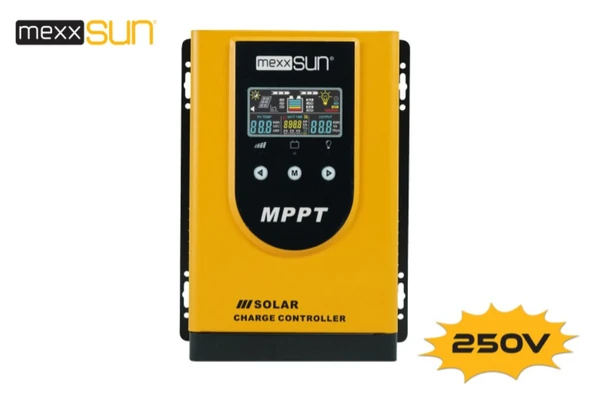 Mexxsun 100 Amper MPPT Şarj Kontrol Cihazı - 12/24/48 Volt sistem için solar şarj kesici  regülatör ürün görseli 1