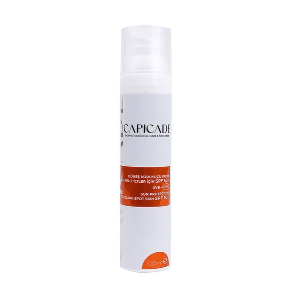 Capicade SPF50+ Lekeli Ciltler İçin Güneş Koruyucu Krem 100 ml ürün görseli