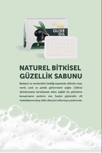 Softto Plus Zeytinyağlı Sabun 150 Gr ürün görseli 1