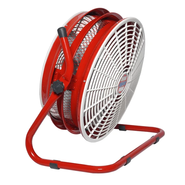 Ayas AKREP Retro Yer Tipi Sanayi Vantilatörü - Kırmızı - Resim 3