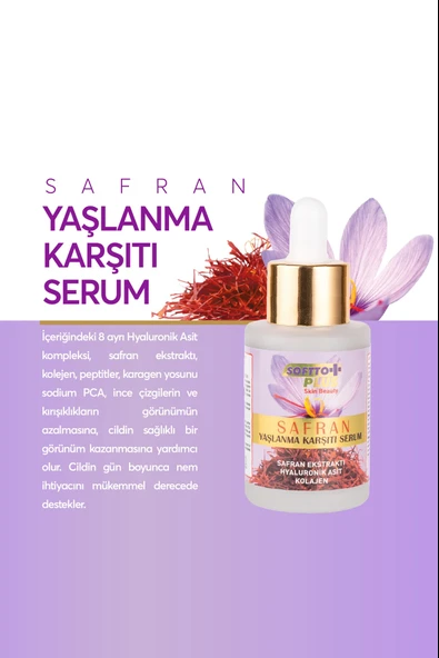Softto Plus Safran Yaşlanma Karşıtı Serum 30 Ml ürün görseli 1