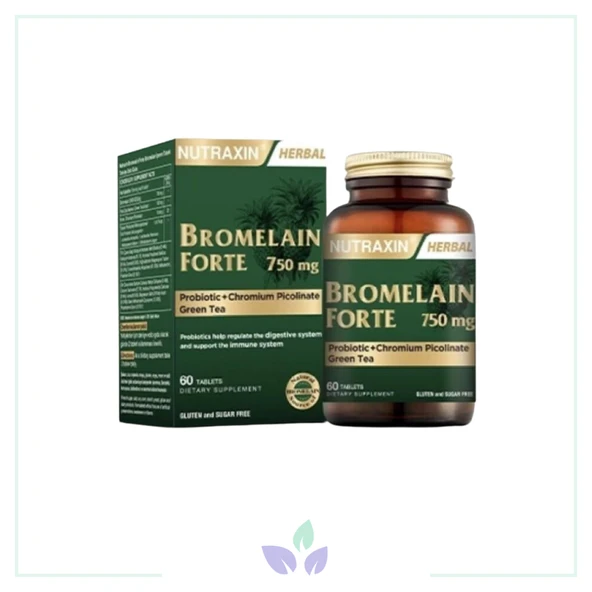 Nutraxin Bromelain Forte 60 Tablet ürün görseli 1
