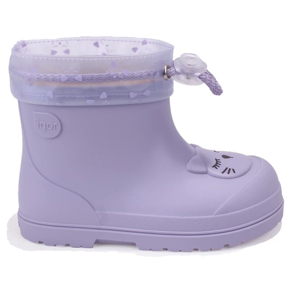 İgor CC334 Mendi Gato Leylak Kürklü Günlük Kız Çocuk Yağmur Çizme - Resim 2