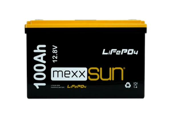 Mexxsun - İnges 12 Volt 100 Amper Lityum Akü - 1280 Wh LifePo4 batarya - Resim 3
