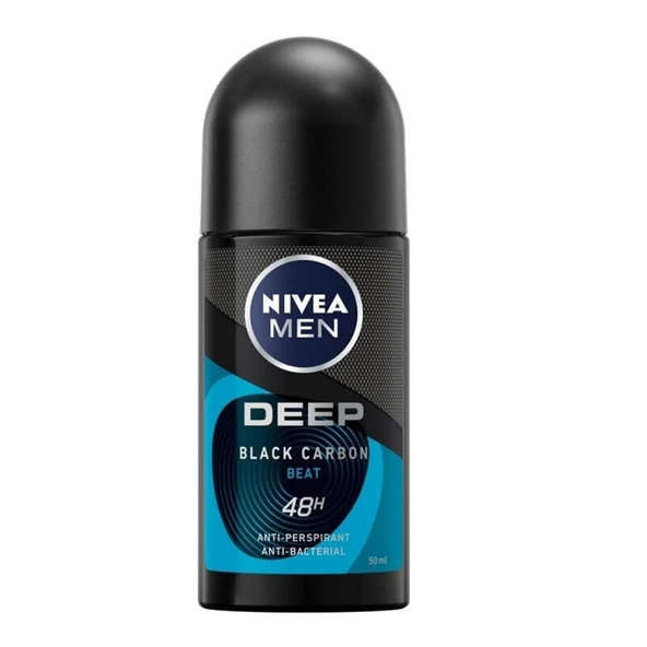 Nivea Men Deep Beat Black Carbon Roll On 50 ml ürün görseli