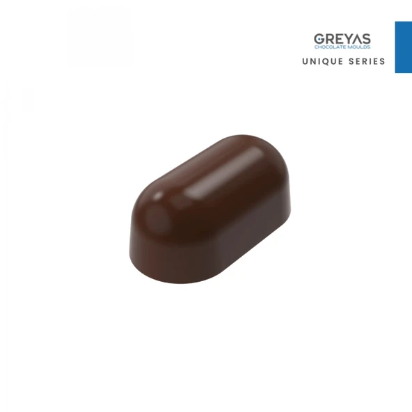 Polikarbon Oval Pralin Çikolata Kalıbı 13.5 gr | Cm-3263 ürün görseli