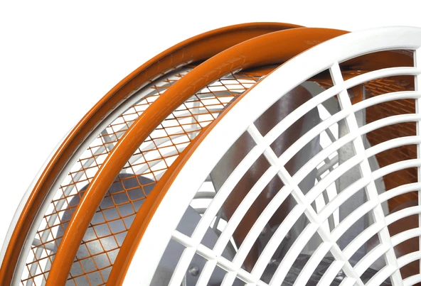 Ayas AKREP Retro Yer Tipi Sanayi Vantilatörü - Turuncu Renk - Resim 6