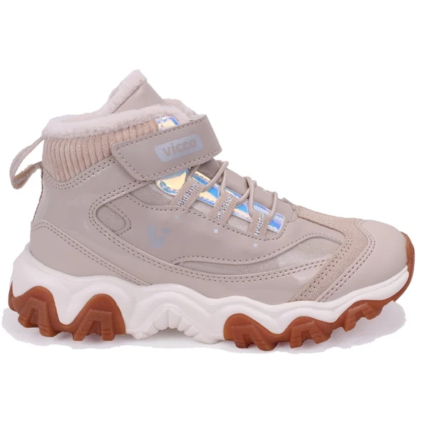 Vicco Radus 946F25K423 Bej Ortopedik Günlük Kız Çocuk Spor Bot - Resim 2