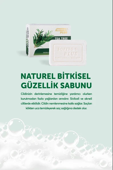 Softto Plus Çay Ağacı Sabun 150 Gr ürün görseli