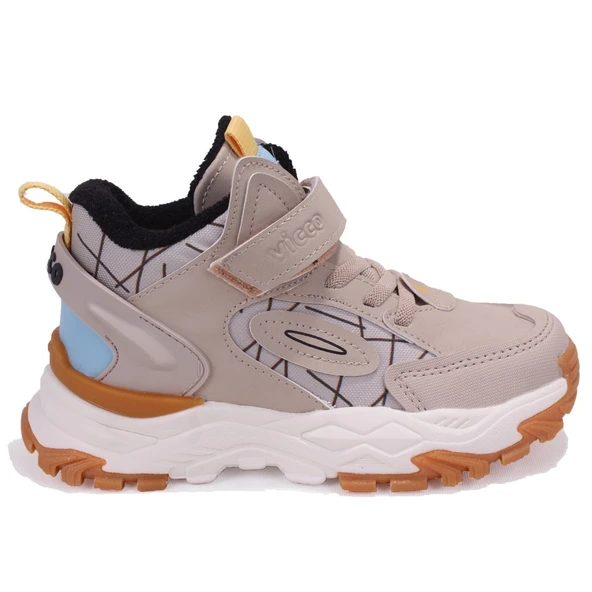 Vicco Tura 946F25K437 Bej Ortopedik Günlük Erkek Çocuk Spor Bot - Resim 2