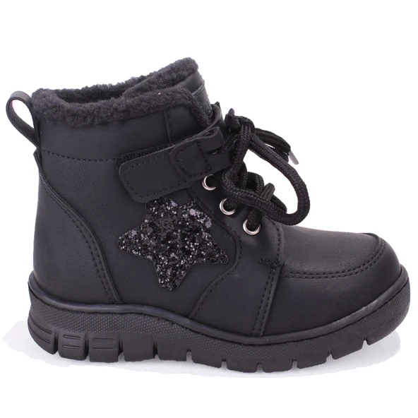 Vicco Punto 946F25K433 Siyah Ortopedik Günlük Kız Çocuk Spor Bot - Resim 2