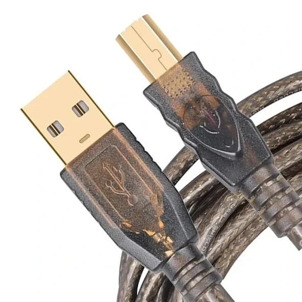 Powermaster Pm-29486 Şeffaf Chipset 10 Metre Usb 2.0 Yazıcı Kablosu - Resim 2