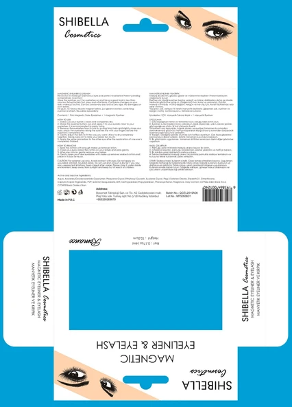 Shibella Manyetik Takma Kirpik ve Manyetik Eyeliner Must Have Serisi - Romance - Resim 5