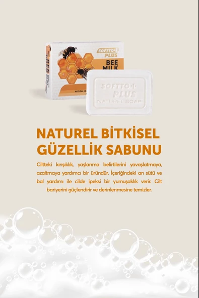 Softto Plus Arı Sütü Sabun 150 Gr ürün görseli 1